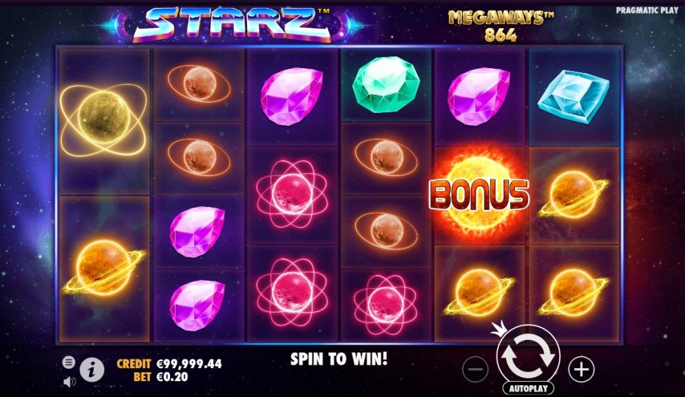 Starz Megaways Gameplay